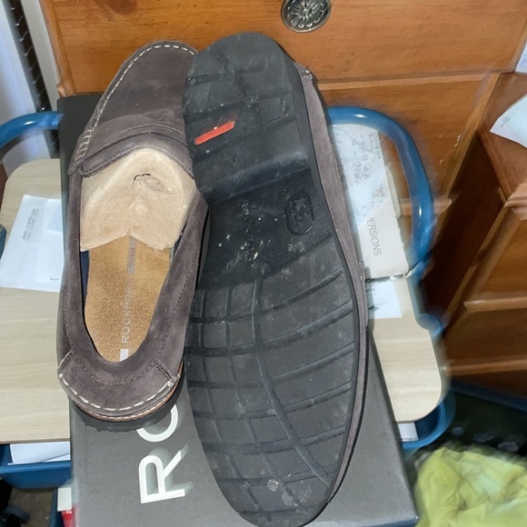 Rockport Classic Move Brown Suede Penny Loafers, Size 9.5M - Picture 6 of 7